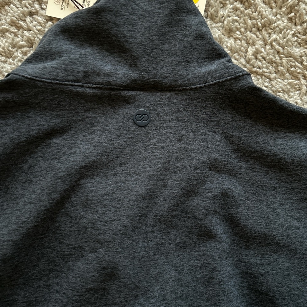 Women's Dark Blue Yoga Zip-up - Picture 5 of 6